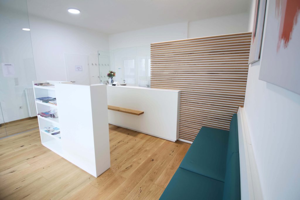 Ordination Strohmeier, Theke in Arztpraxis in Graz